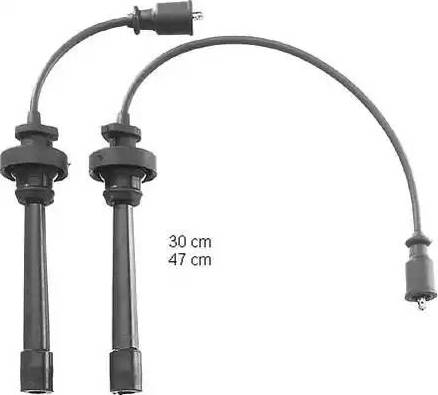 BorgWarner (BERU) ZEF876 - Ignition Cable Kit parts5.com