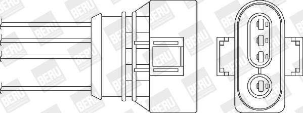 BERU by DRiV OZH153 - Lambda Sensor parts5.com