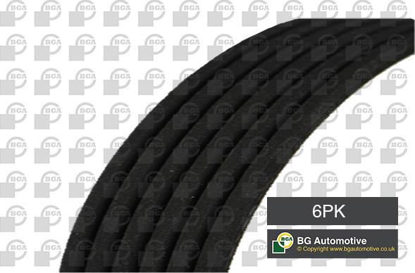 BGA 6PK1033 - V-Ribbed Belt parts5.com