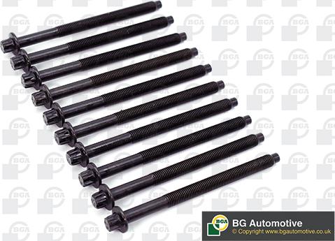 BGA BK3339 - Комплект болтове на капака на клап. (на цилиндровата глава) parts5.com