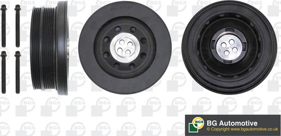 BGA DP1018K - Belt Pulley, crankshaft parts5.com