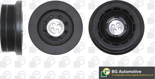 BGA DP1018 - Belt Pulley, crankshaft parts5.com