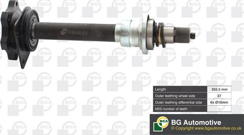 BGA DS2352 - Palier, diferencial parts5.com