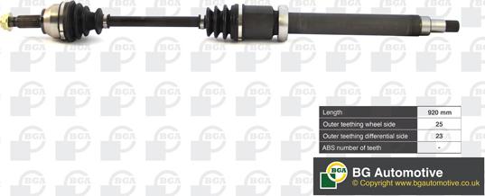 BGA DS2304R - Drive Shaft parts5.com