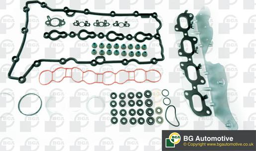 BGA HN9500 - Garnitura zaptivnih elemenata, glava cilindra parts5.com