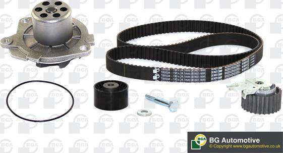 BGA TB9504CPK - Водна помпа+ к-кт ангренажен ремък parts5.com