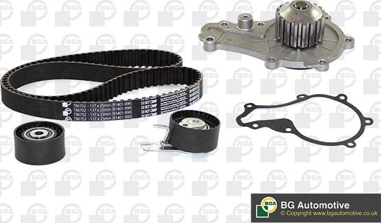 BGA TB6702CPK - Pompa wodna + zestaw paska rozrządu parts5.com