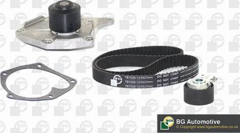 BGA TB7320CPK-1 - Water Pump & Timing Belt Set parts5.com