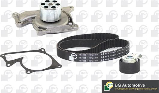 BGA TB7320CPK-2 - Set pompa apa + curea dintata parts5.com