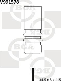 BGA V991578 - Supapa evacuare parts5.com