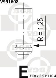 BGA V991608 - Outlet valve parts5.com