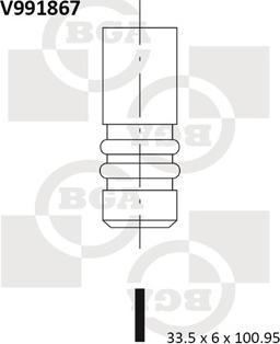 BGA V991867 - Sesalni ventil parts5.com