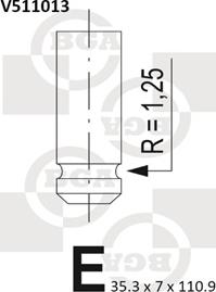 BGA V511013 - Inlet Valve parts5.com