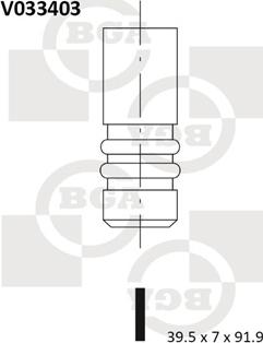 BGA V033403 - Inlet Valve parts5.com