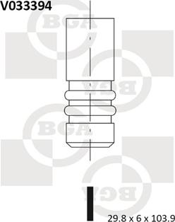 BGA V033394 - Válvula de escape parts5.com