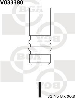 BGA V033380 - Válvula de escape parts5.com