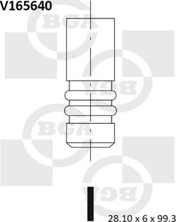 BGA V165640 - Einlassventil parts5.com