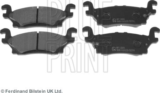 Blue Print ADA104222 - Set placute frana,frana disc parts5.com