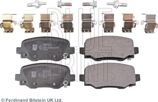 Blue Print ADA104277 - Komplet pločica, disk-kočnica parts5.com