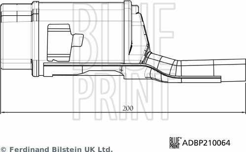 Blue Print ADBP210064 - Hydraulický filtr, automatická převodovka parts5.com