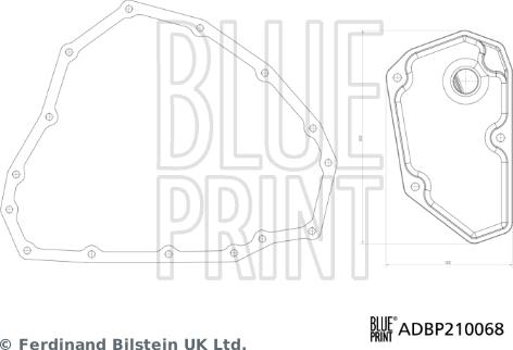 Blue Print ADBP210068 - Гидрофильтр, автоматическая коробка передач parts5.com