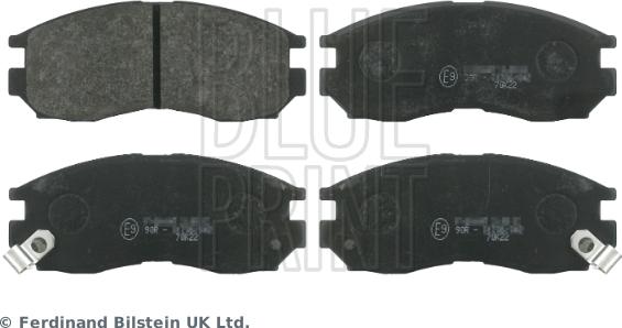 Blue Print ADC44242 - Bremsbelagsatz, Scheibenbremse parts5.com