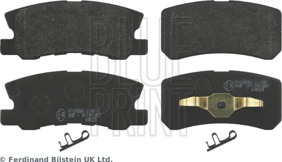 Blue Print ADC44259 - Zestaw klocków hamulcowych, hamulce tarczowe parts5.com