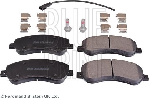 Blue Print ADF124220 - Set placute frana,frana disc parts5.com