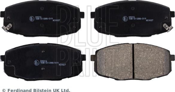 Blue Print ADG04261 - Brake Pad Set, disc brake parts5.com