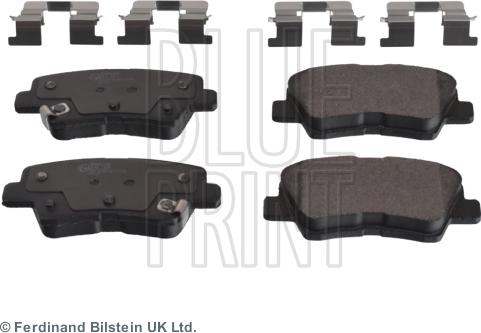 Blue Print ADG042160 - Sada brzdových destiček, kotoučová brzda parts5.com