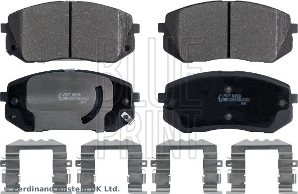 Blue Print ADG042179 - Komplet zavornih oblog, ploscne (kolutne) zavore parts5.com