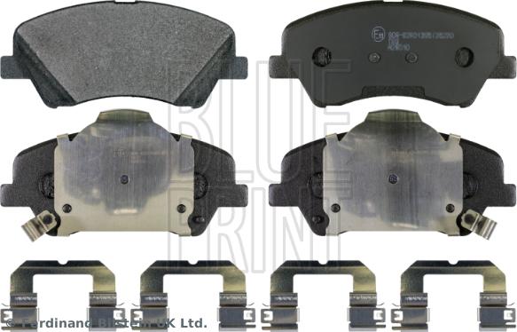 Blue Print ADG042175 - Sada brzdových destiček, kotoučová brzda parts5.com