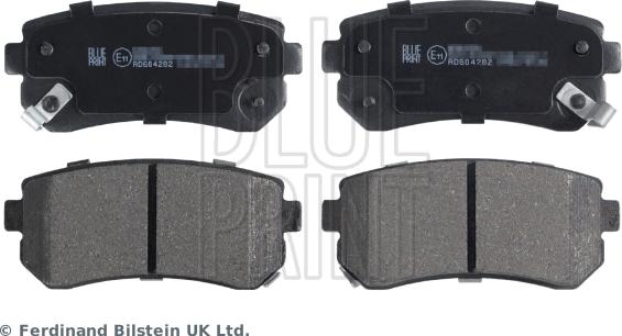 Blue Print ADG04282 - Brake Pad Set, disc brake parts5.com