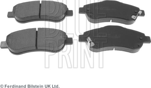 Blue Print ADH24275 - Σετ τακάκια, δισκόφρενα parts5.com