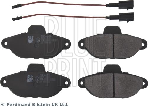 Blue Print ADL144206 - Sada brzdových destiček, kotoučová brzda parts5.com