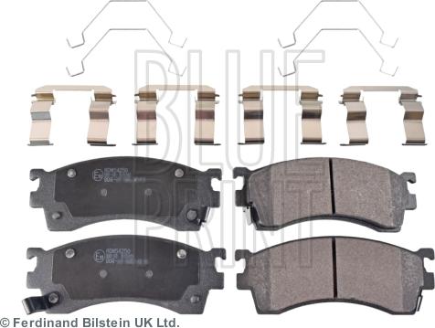 Blue Print ADM54250 - Piduriklotsi komplekt,ketaspidur parts5.com