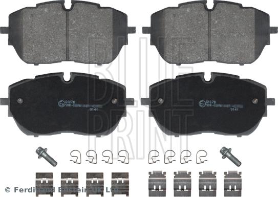 Blue Print ADP154257 - Juego de pastillas de freno parts5.com