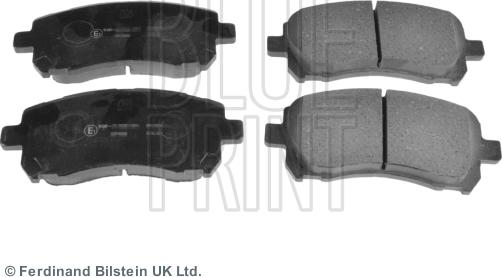 Blue Print ADS74221 - Brake Pad Set, disc brake parts5.com