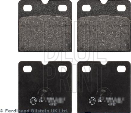 Blue Print ADV184281 - Set placute de frana,frana de parcare cu disc parts5.com