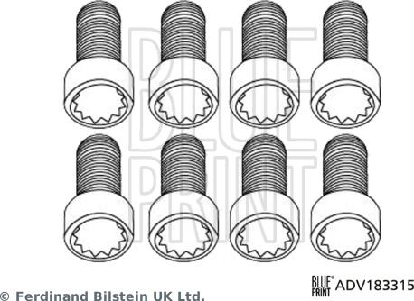 Blue Print ADV183315 - Комплект болтов, маховик parts5.com