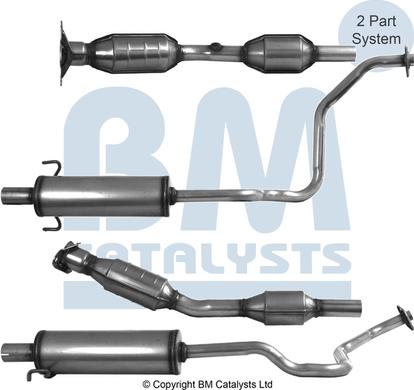 BM Catalysts BM91617H - Catalytic Converter parts5.com