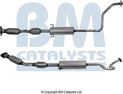 BM Catalysts BM92298H - Catalytic Converter parts5.com