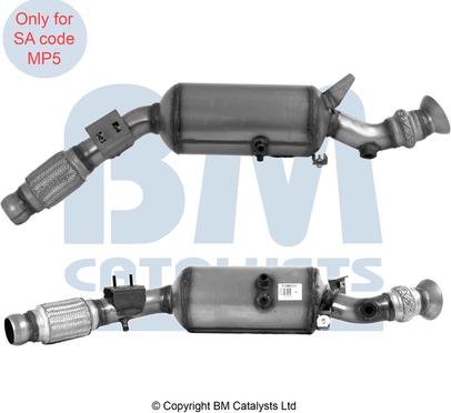 BM Catalysts BM11461H - Soot / Particulate Filter, exhaust system parts5.com