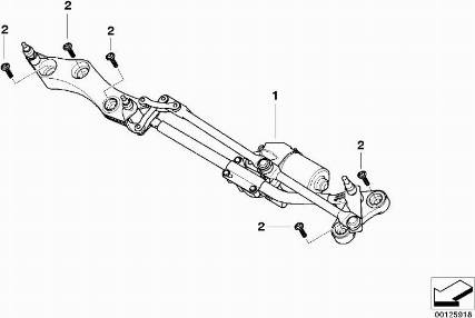 BMW 61617194029 - Legaturi stergator parbriz parts5.com