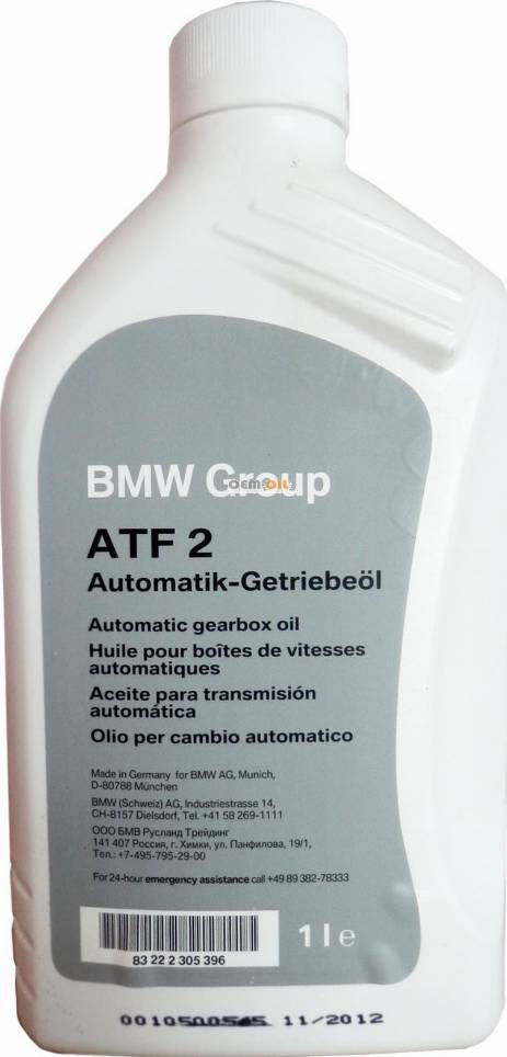 BMW 83 22 2 305 396 - Automatic Transmission Oil parts5.com