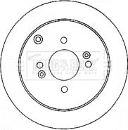 Delphi BG4097 - Disc frana parts5.com