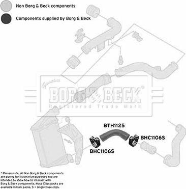 Borg & Beck BTH1125 - Hadica plniaceho vzduchu parts5.com