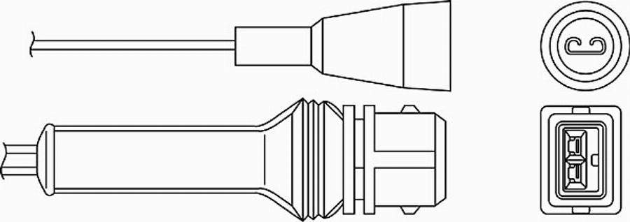 BorgWarner (BERU) 0 824 010 004 - Αισθητήρας λάμδα parts5.com