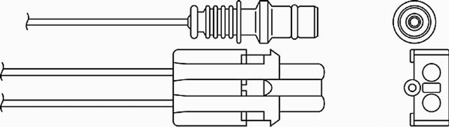 BorgWarner (BERU) 0 824 010 008 - Lambda-sonda parts5.com