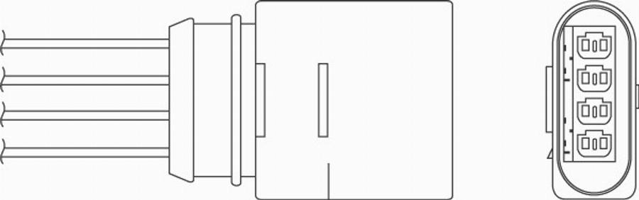 BorgWarner (BERU) 0824010161 - Sonda Lambda parts5.com
